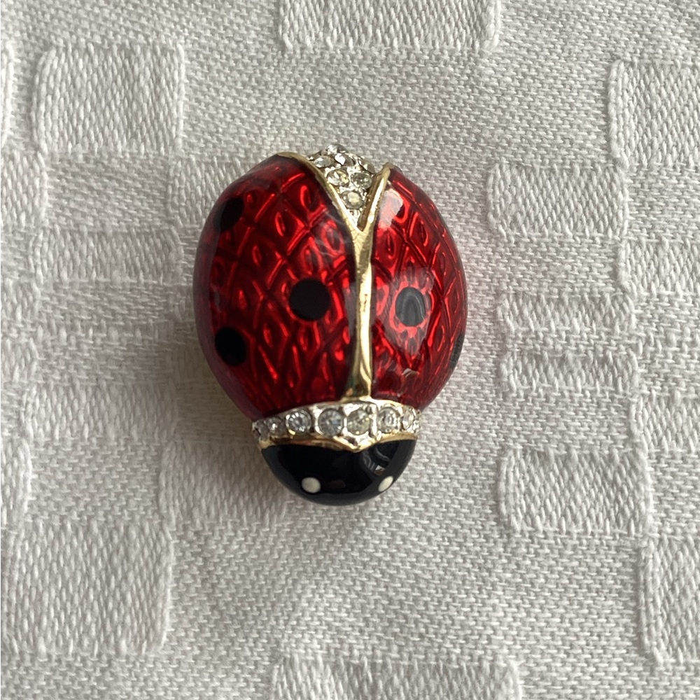 Jackie Orr Ladybug Brooch